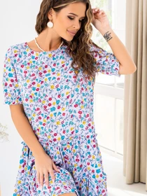 Сукні ISSA Plus модель 14007_multicolor Фото