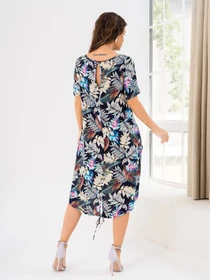 Сукні ISSA Plus модель 14017_multicolor Фото