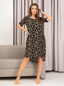 Платья ISSA Plus модель 14019_black Фото