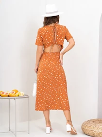 Сукні ISSA Plus модель 14029_terracotta Фото