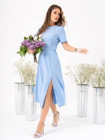 Сукні ISSA Plus модель 14031_blue Фото