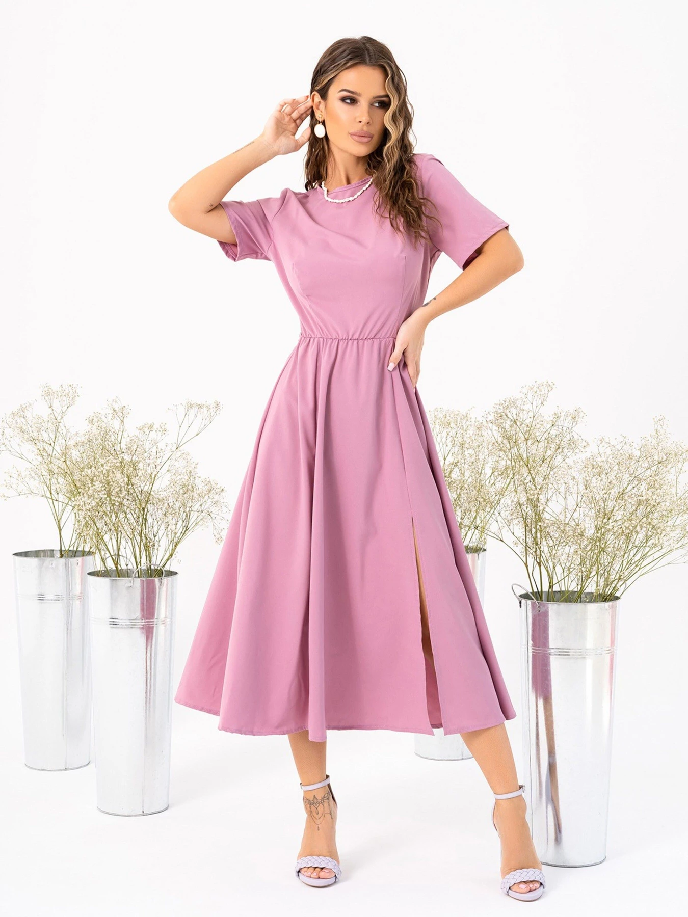 Платья ISSA Plus модель 14031_pink Платья ISSA Plus модель 14031_pink Фото