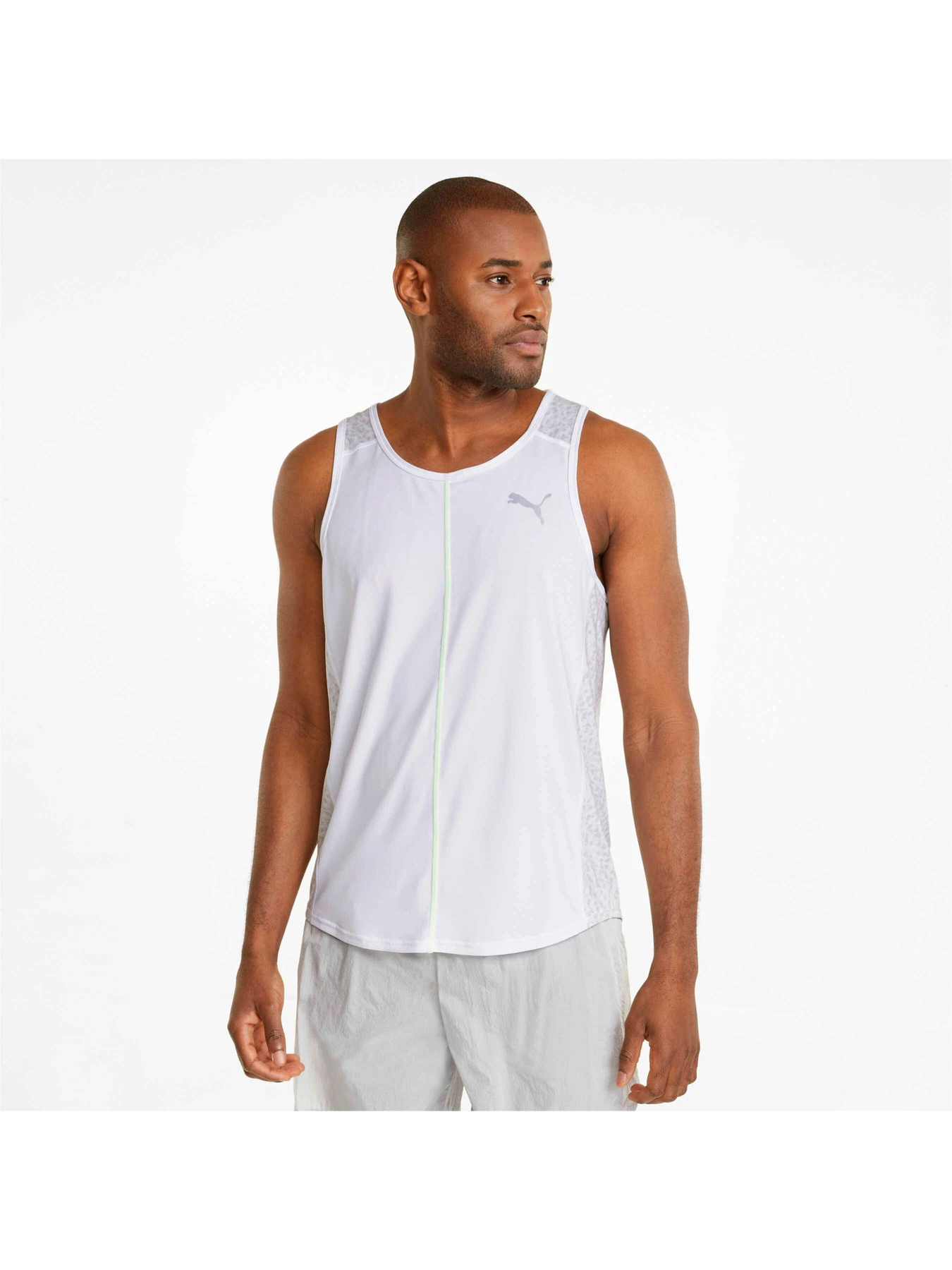 Футболки и поло PUMA Run Graphic Singlet M модель 521672 Фото