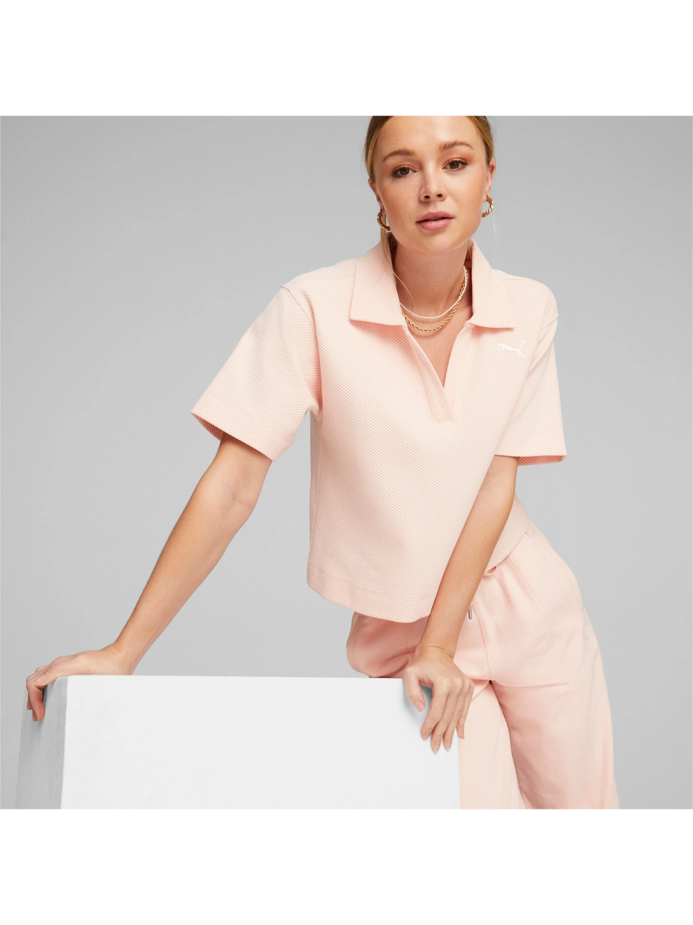 Футболки и поло PUMA HER Polo Tee модель 673108 Фото
