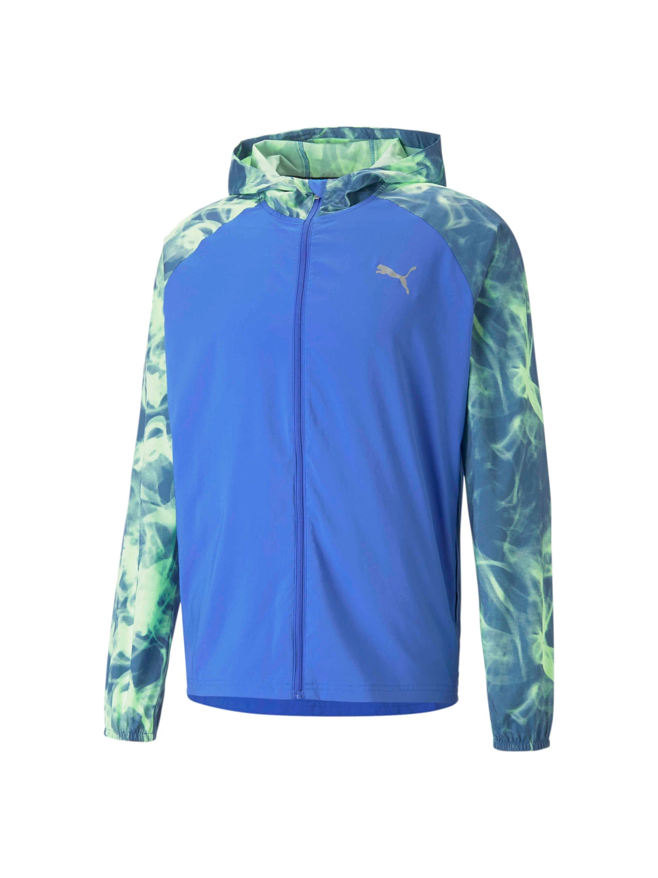 Куртки и дубленки PUMA Run Fav Aop Woven Jacket модель 523389 Куртки и дубленки PUMA Run Fav Aop Woven Jacket модель 523389 Фото