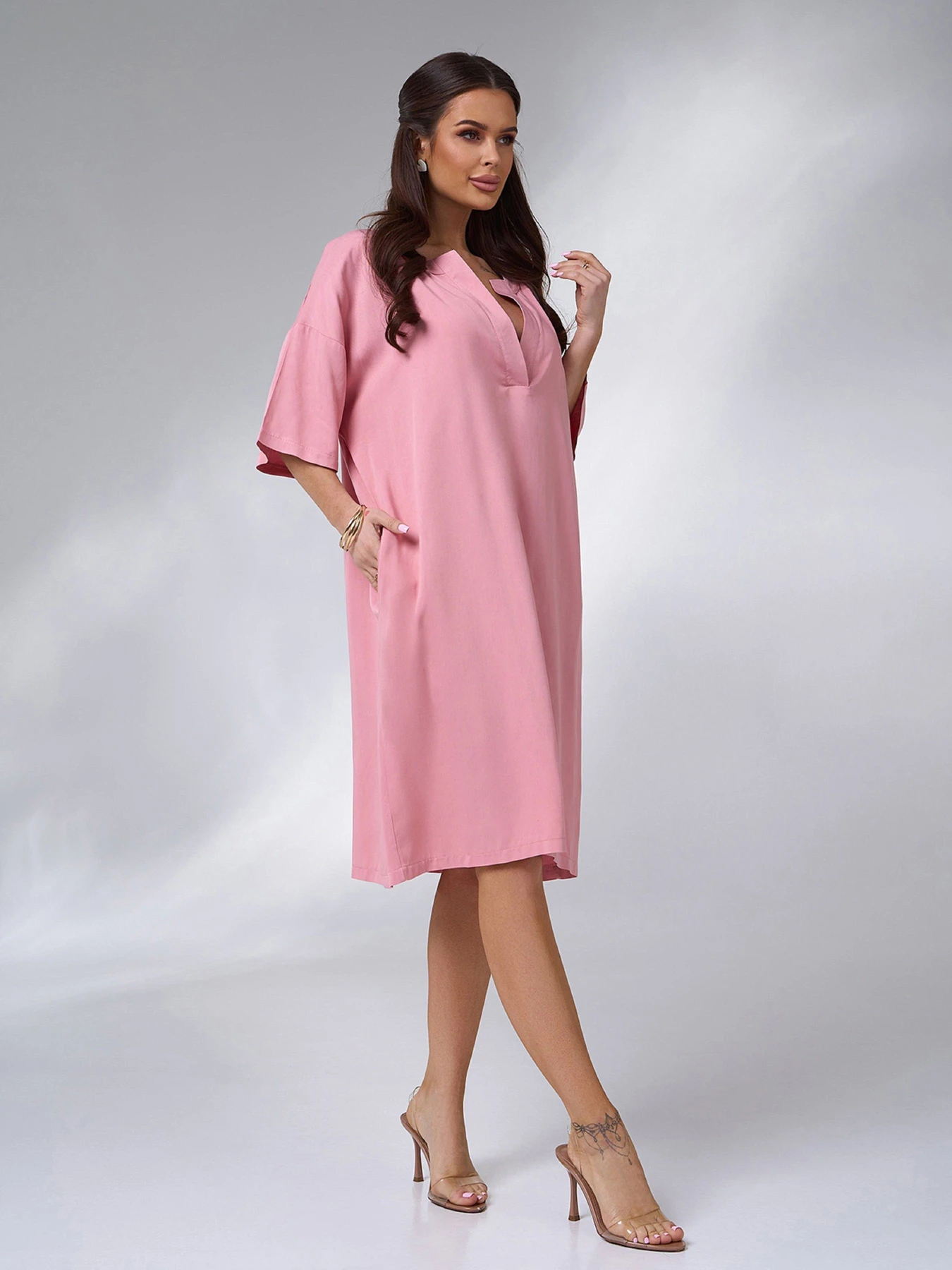 Сукні ISSA Plus модель 14003_pink Сукні ISSA Plus модель 14003_pink Фото