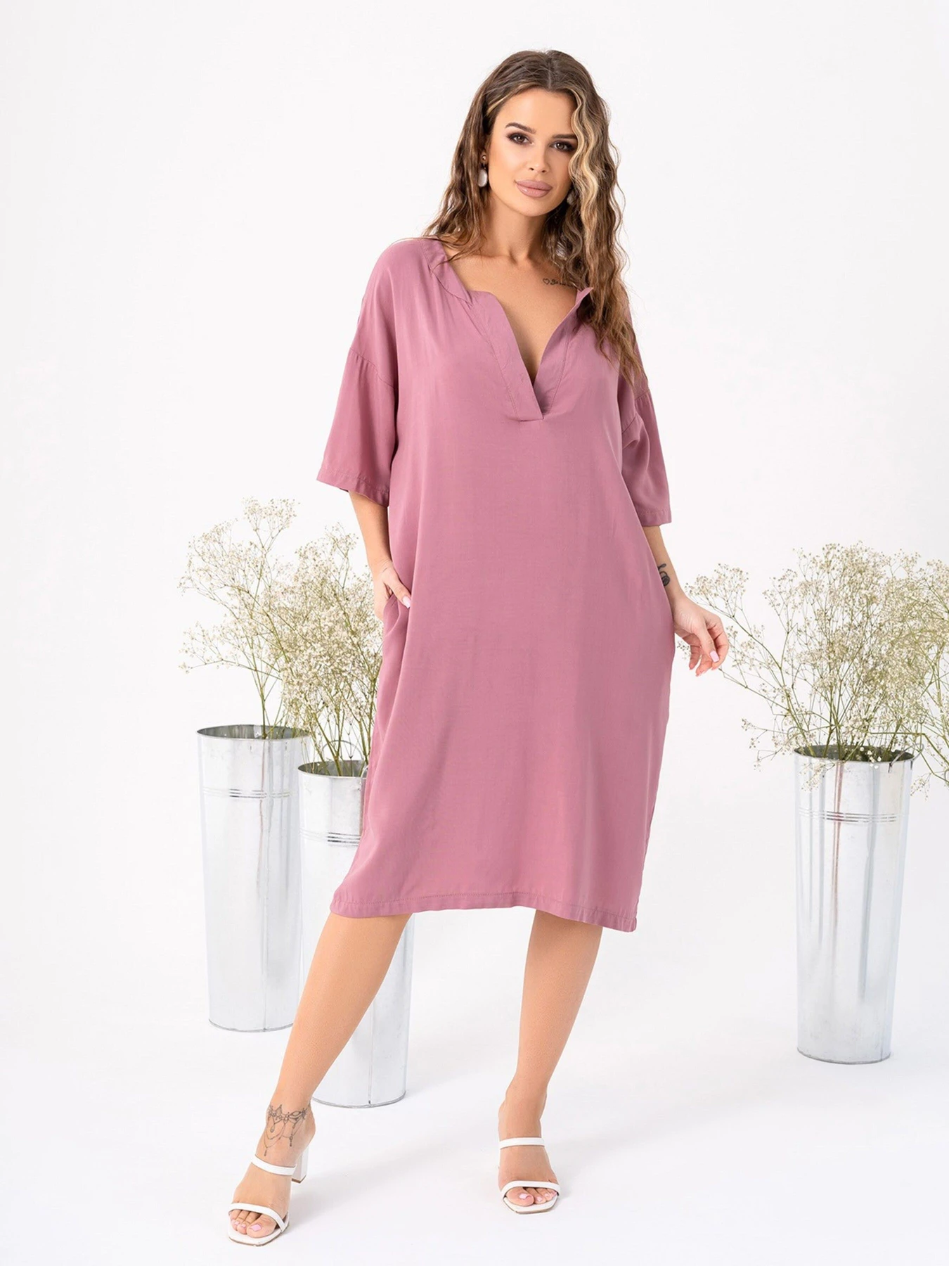 Сукні ISSA Plus модель 14003_pink Сукні ISSA Plus модель 14003_pink Фото