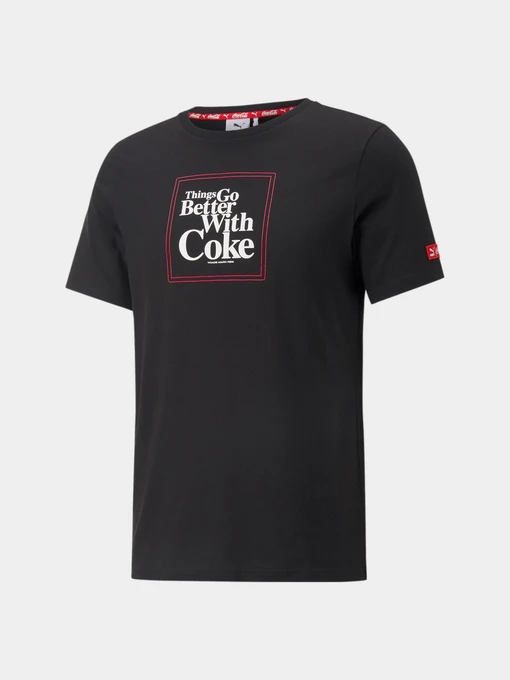 Футболки і поло PUMA x Coca Cola Graphic Tee модель 536158 Фото