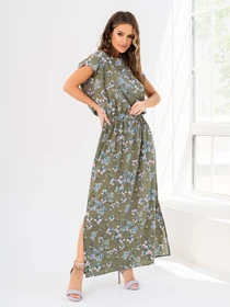 Сукні ISSA Plus модель 14028_khaki Фото