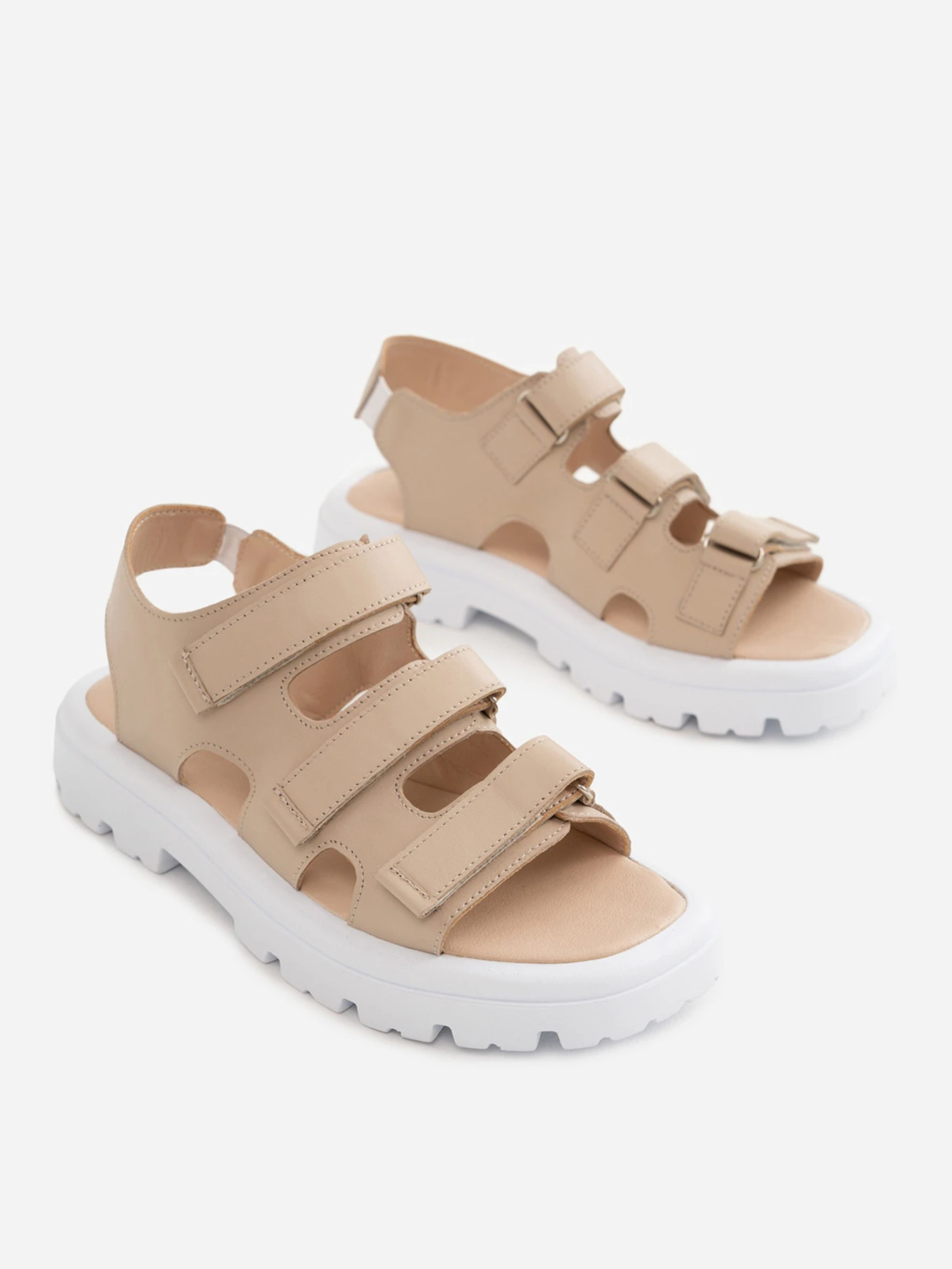Сандалии ISSA Plus модель OB2-263_beige Сандалии ISSA Plus модель OB2-263_beige Фото