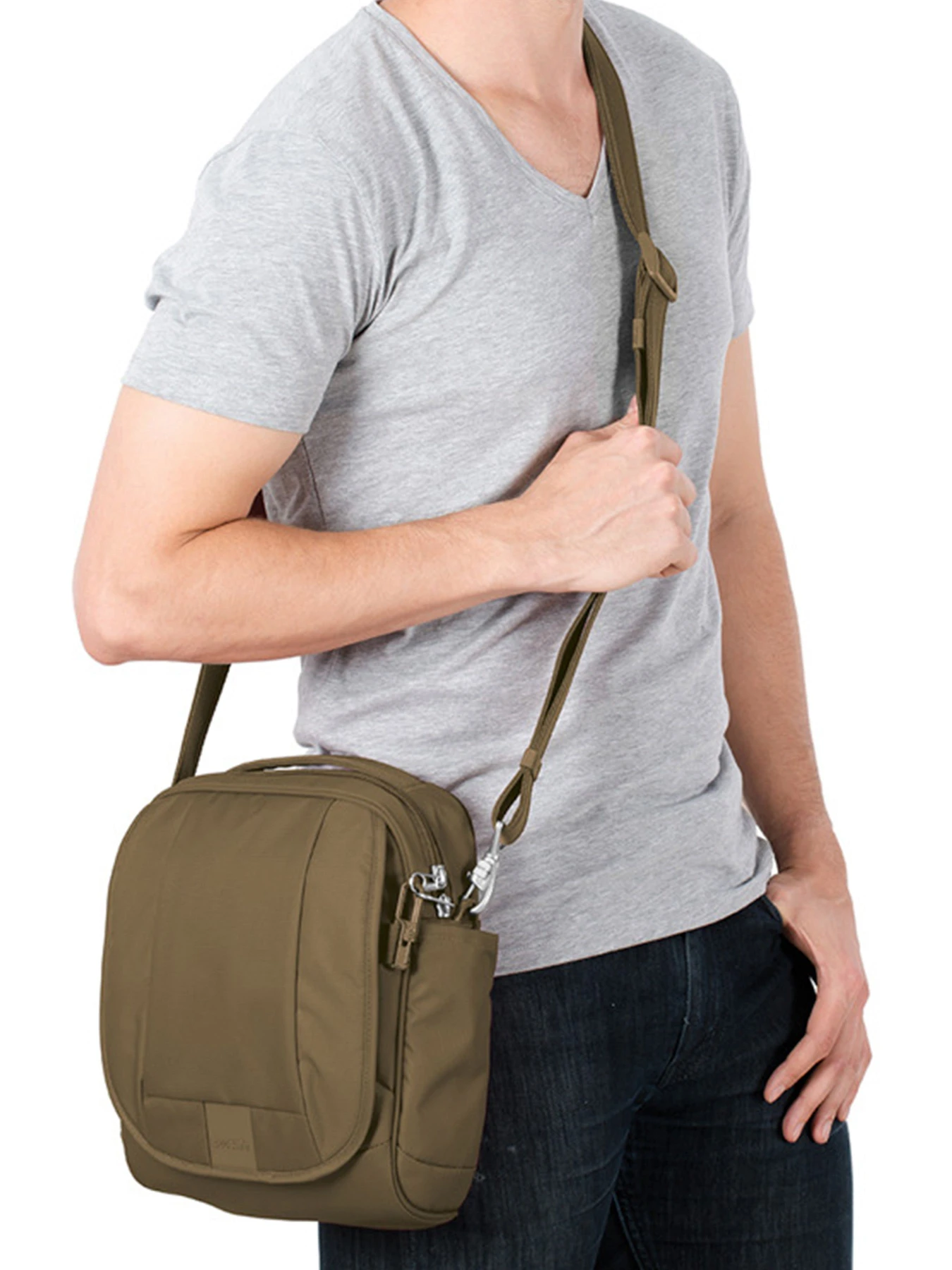 Сумки Pacsafe Metrosafe LS200 crossbody модель 30420221 Сумки Pacsafe Metrosafe LS200 crossbody модель 30420221 Фото