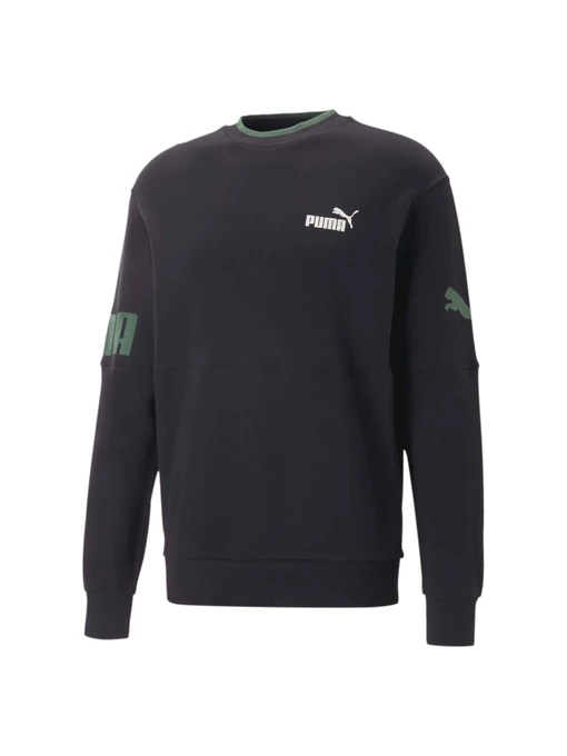 Худі та світшоти PUMA Power Colorblock Crew модель 673323 Фото