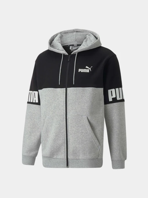 Куртки и дубленки PUMA Power Full-zip Hoodie модель 849841 Фото