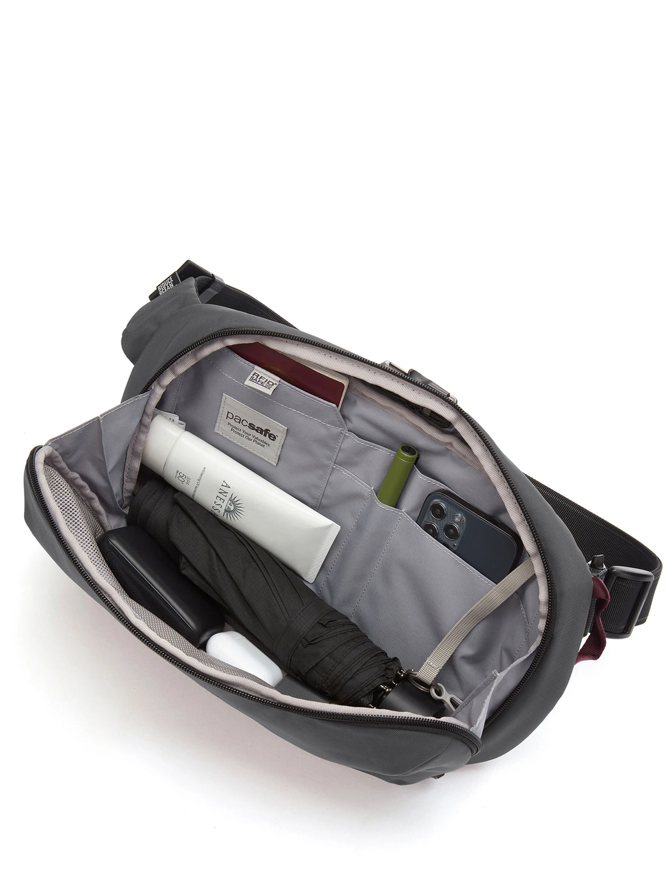 Сумки Pacsafe Metrosafe X Anti-Theft Urban Sling модель 30615144 Сумки Pacsafe Metrosafe X Anti-Theft Urban Sling модель 30615144 Фото