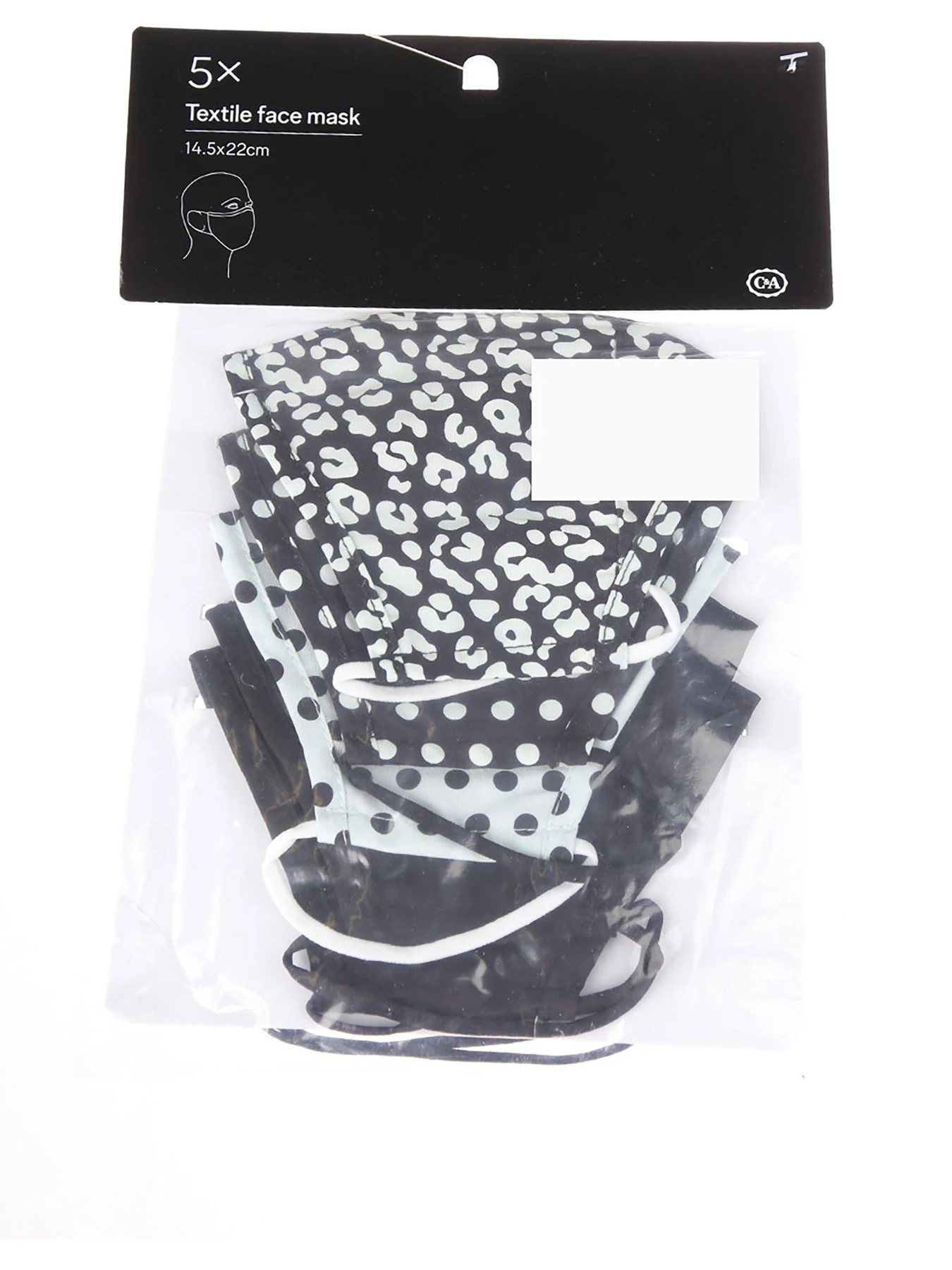 Маска для обличчя (5 шт) C&A модель 62432 Фото