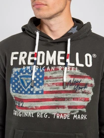 Худи и свитшоты Fred Mello модель FM22W16FC_FOREST Фото