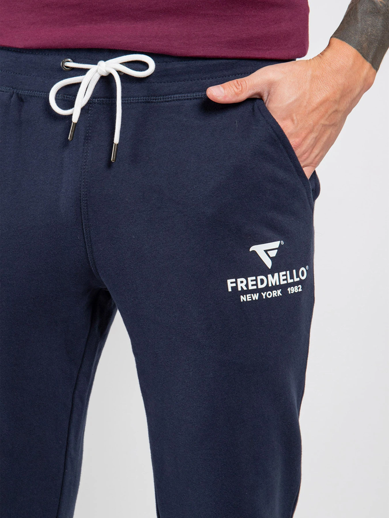 Брюки Fred Mello модель FM22W03PF_BLUE Фото