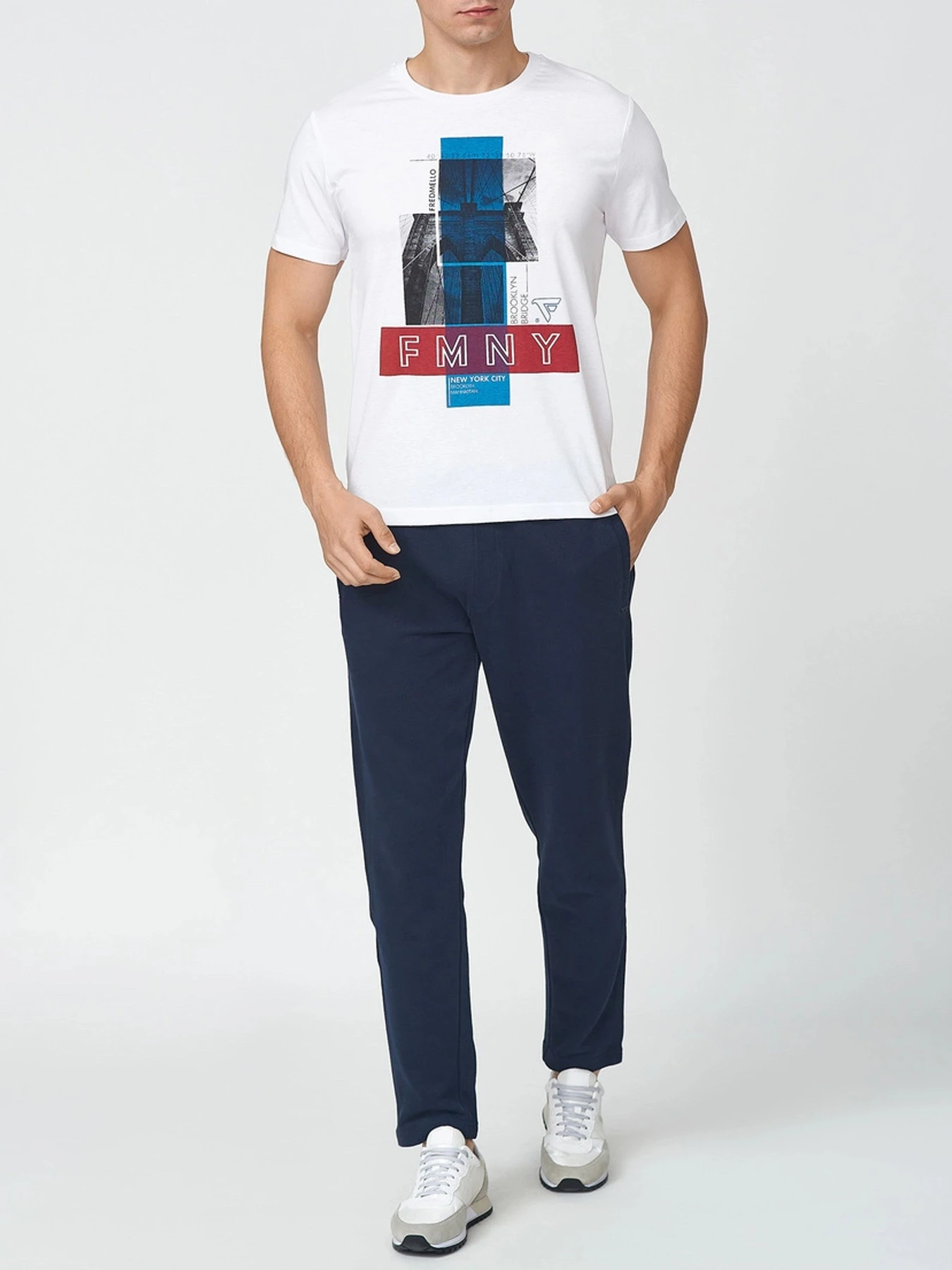 Брюки Fred Mello модель FM22W05PF_BLUE Фото