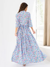 Сукні ISSA Plus модель 14016_multicolor Фото