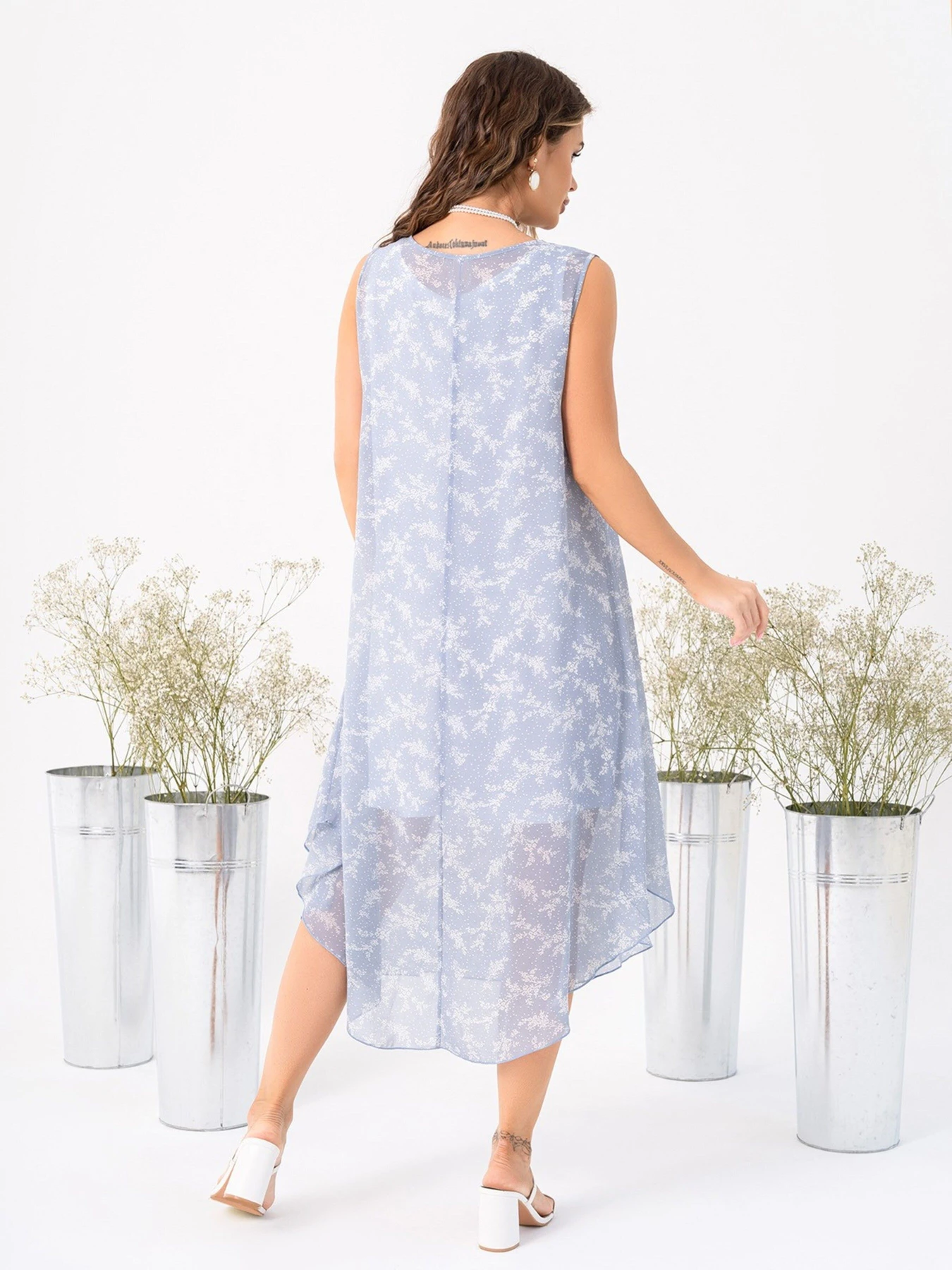 Сукні ISSA Plus модель 14045_grey Сукні ISSA Plus модель 14045_grey Фото