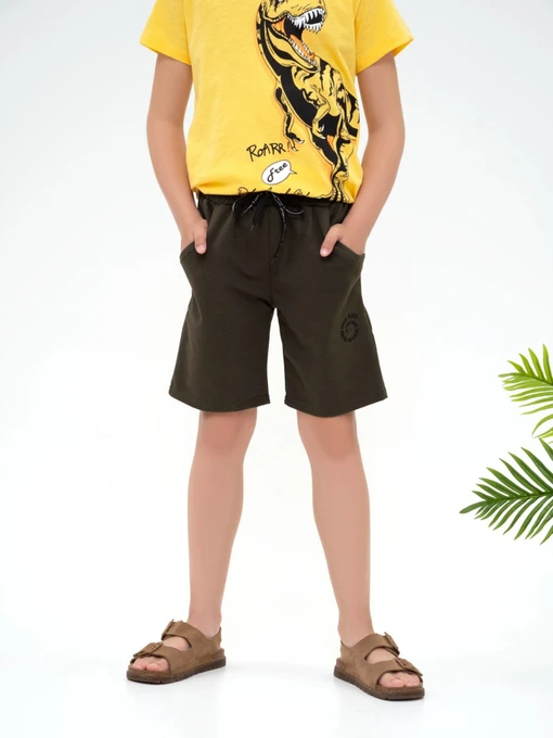 Шорты ISSA Plus модель GCD1-09_khaki Фото
