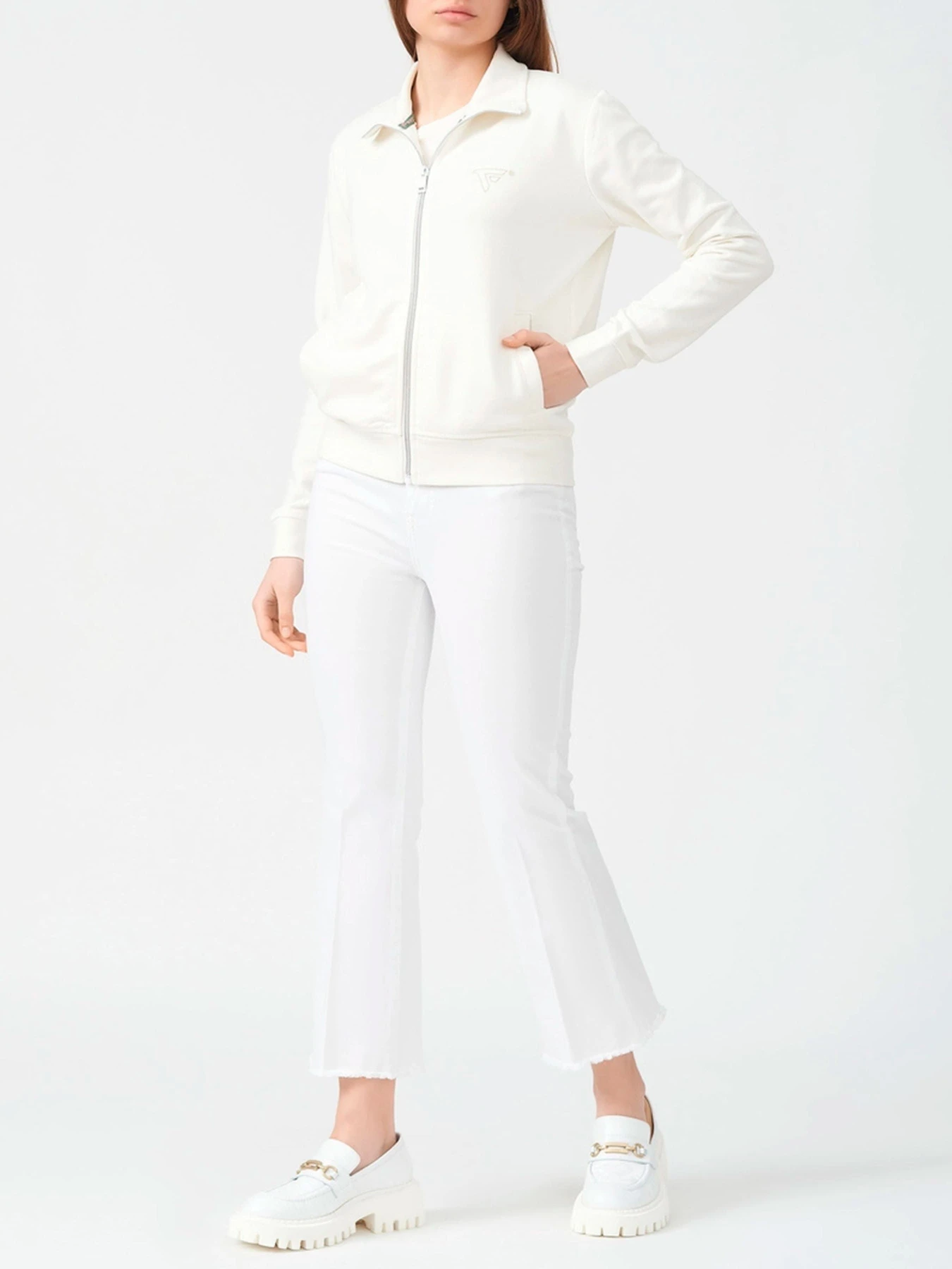 Худи и свитшоты Fred Mello модель FW23S04FZ_OFF_WHITE Худи и свитшоты Fred Mello модель FW23S04FZ_OFF_WHITE Фото