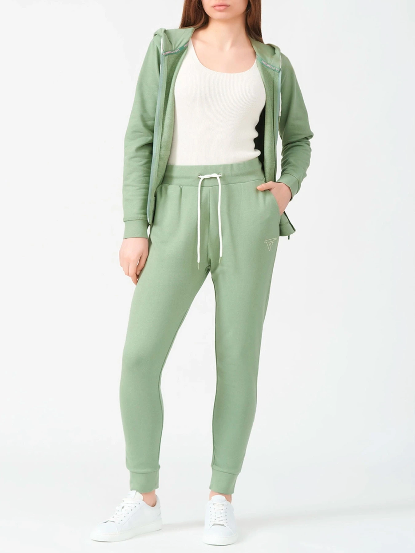 Брюки Fred Mello модель FW23S01PF_SAGE Фото