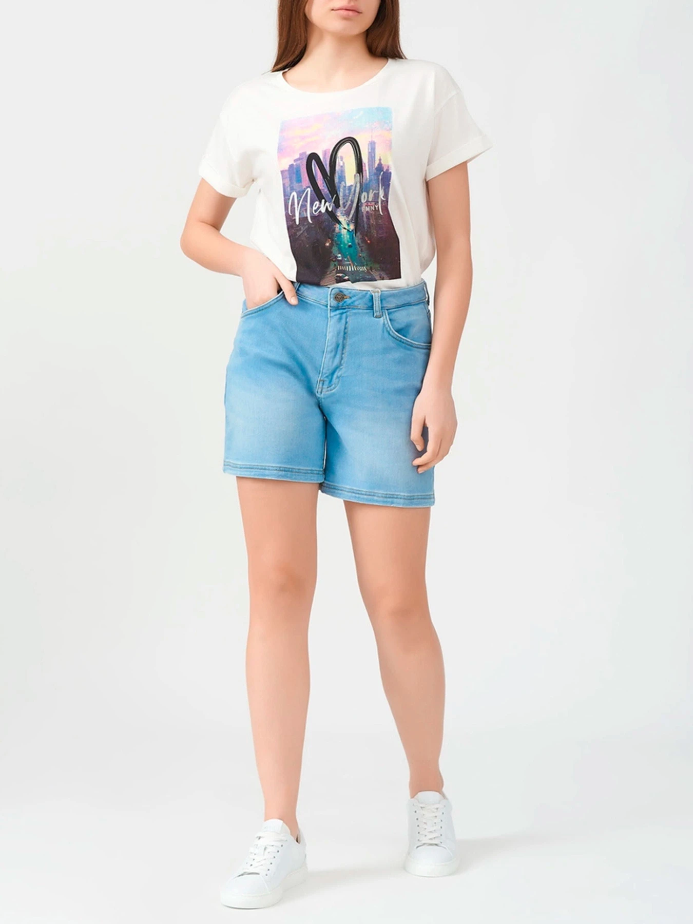 Шорты Fred Mello модель FW23S19EF_LIGHT_BLUE Фото