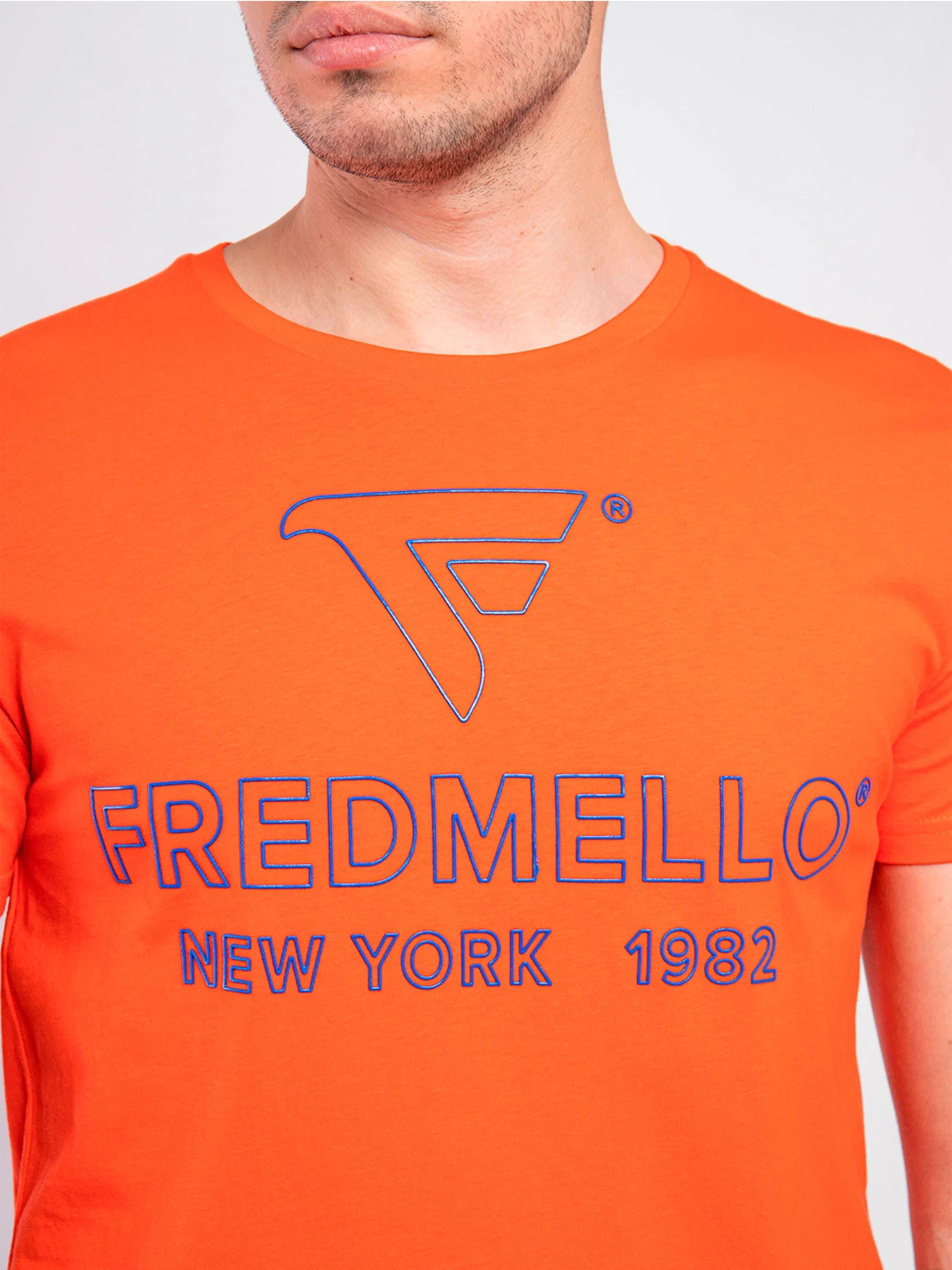 Футболки и поло Fred Mello модель FM23S01TG_ORANGE Футболки и поло Fred Mello модель FM23S01TG_ORANGE Фото