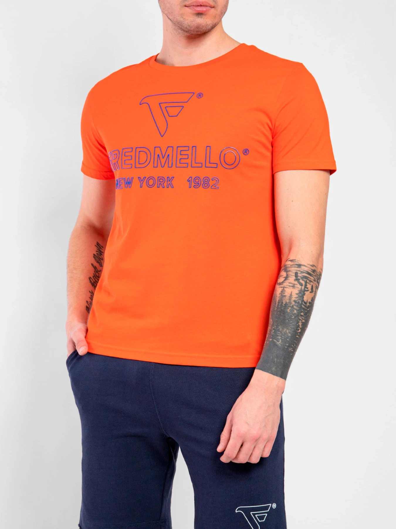 Футболки и поло Fred Mello модель FM23S01TG_ORANGE Футболки и поло Fred Mello модель FM23S01TG_ORANGE Фото