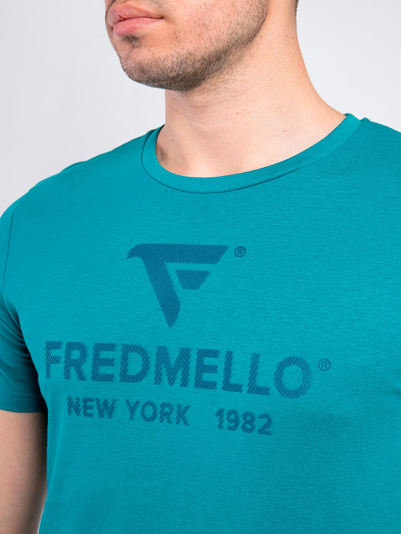 Футболки і поло Fred Mello модель FM23S03TG_SHARK Футболки і поло Fred Mello модель FM23S03TG_SHARK Фото