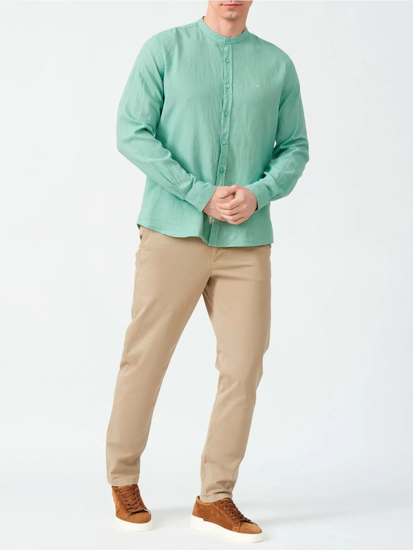 Рубашки Fred Mello модель FM23S04CU_SAGE Фото