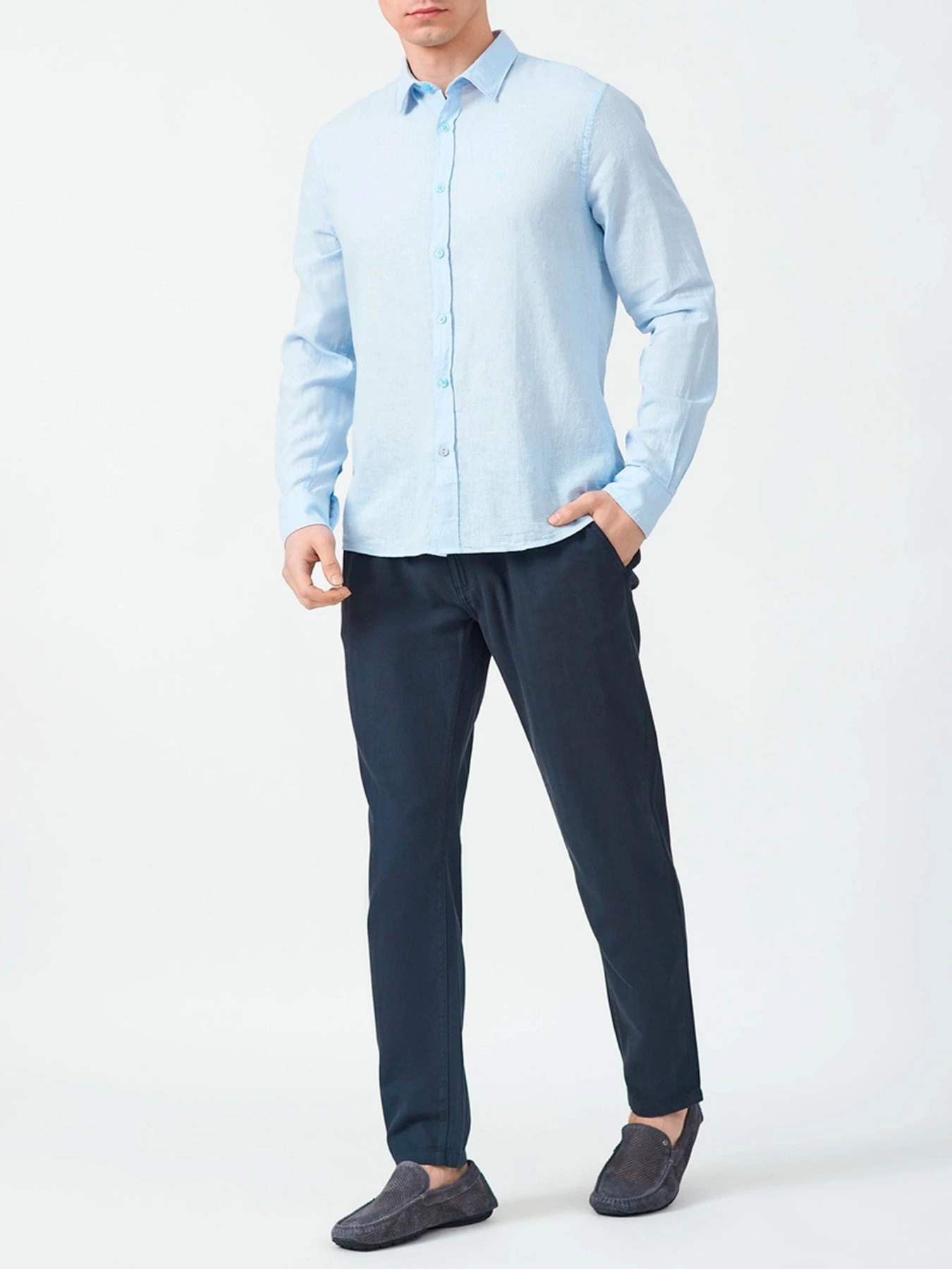 Брюки Fred Mello модель FM23S13PU_BLUE Брюки Fred Mello модель FM23S13PU_BLUE Фото
