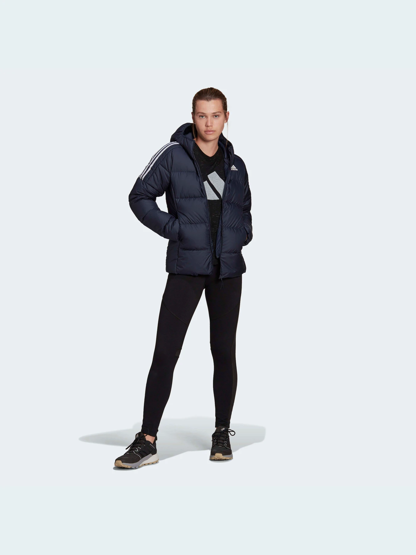 Куртки и дубленки Adidas 3 Stripes модель GT9170 Фото