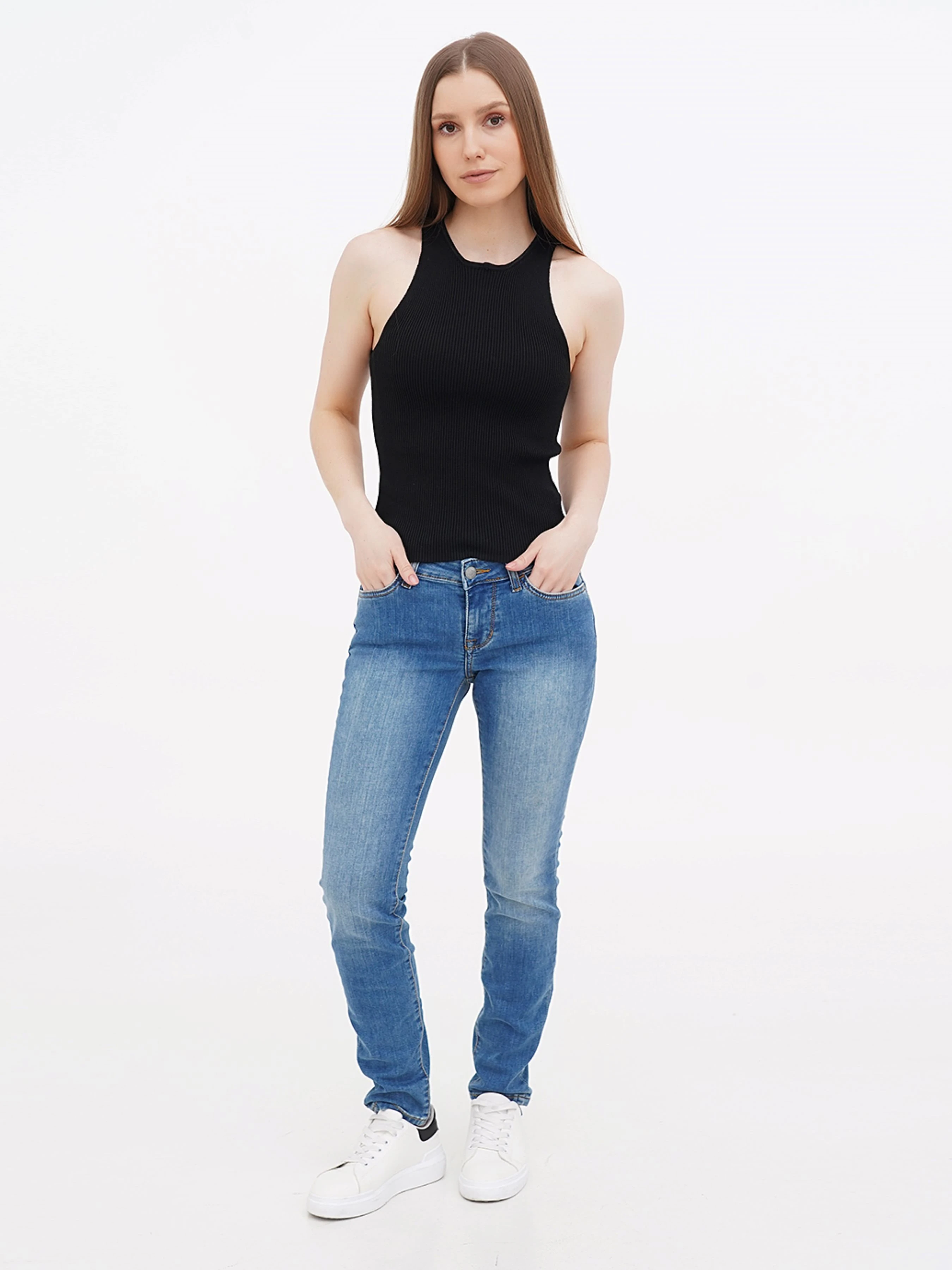 Бавовняні Жіночі Завужені джинси Mustang Jeans