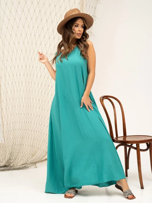 Сукні ISSA Plus модель 13868_turquoise Фото
