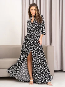 Сукні ISSA Plus модель 14014_black Фото