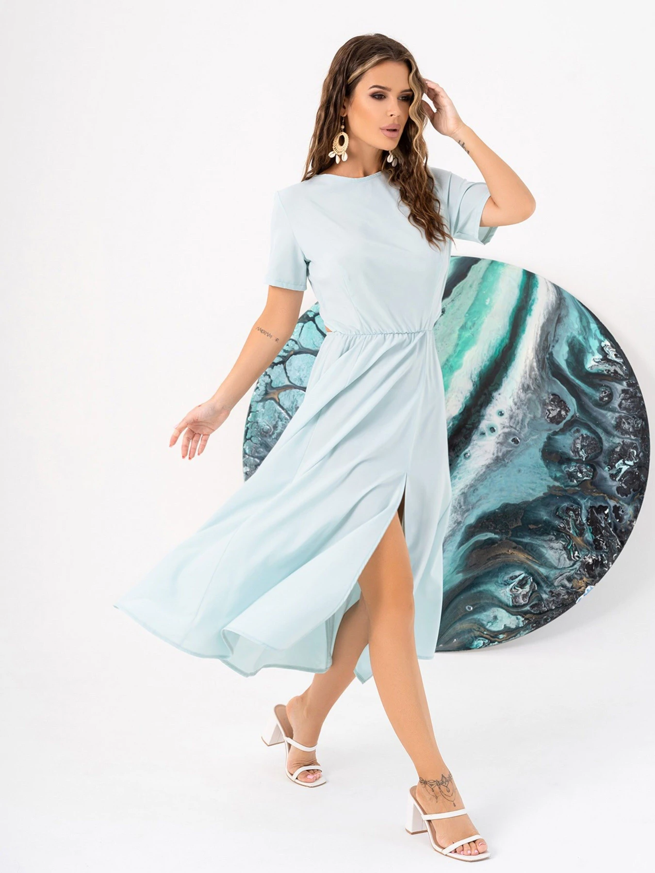 Сукні ISSA Plus модель 14031_mint Фото