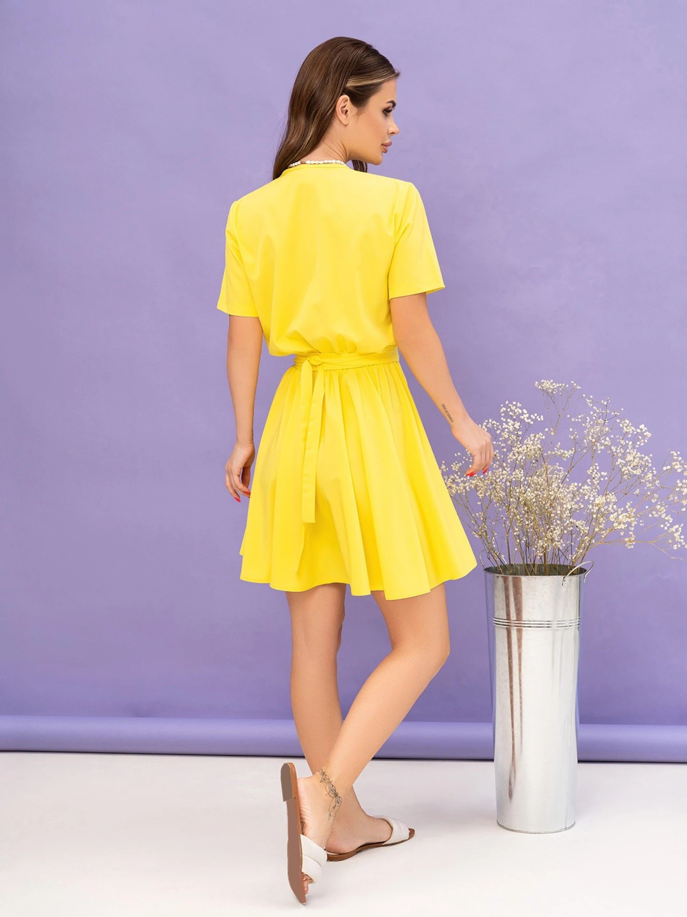 Сукні ISSA Plus модель 13873_yellow Фото