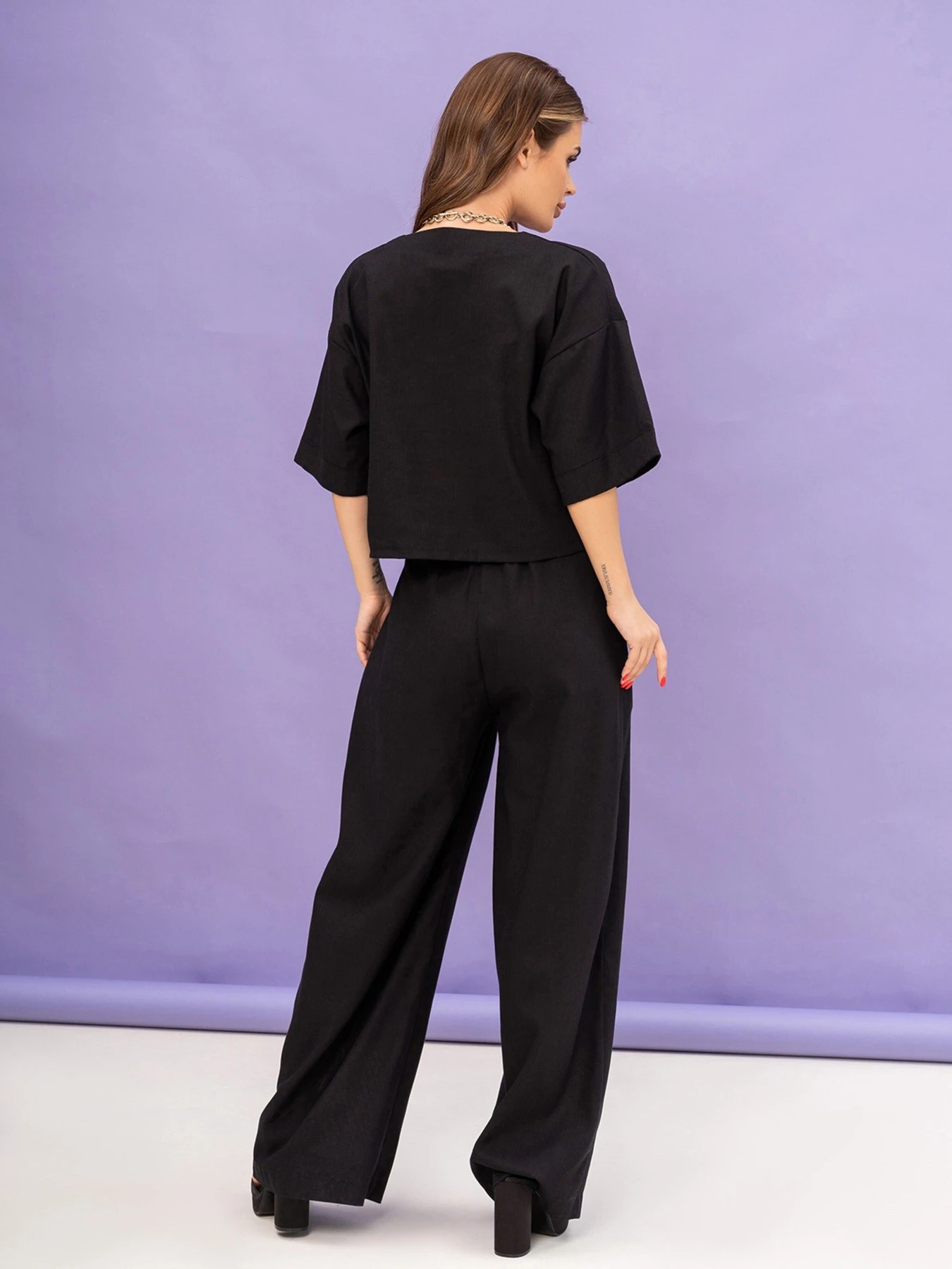 Костюми ISSA Plus модель 14047_black Костюми ISSA Plus модель 14047_black Фото