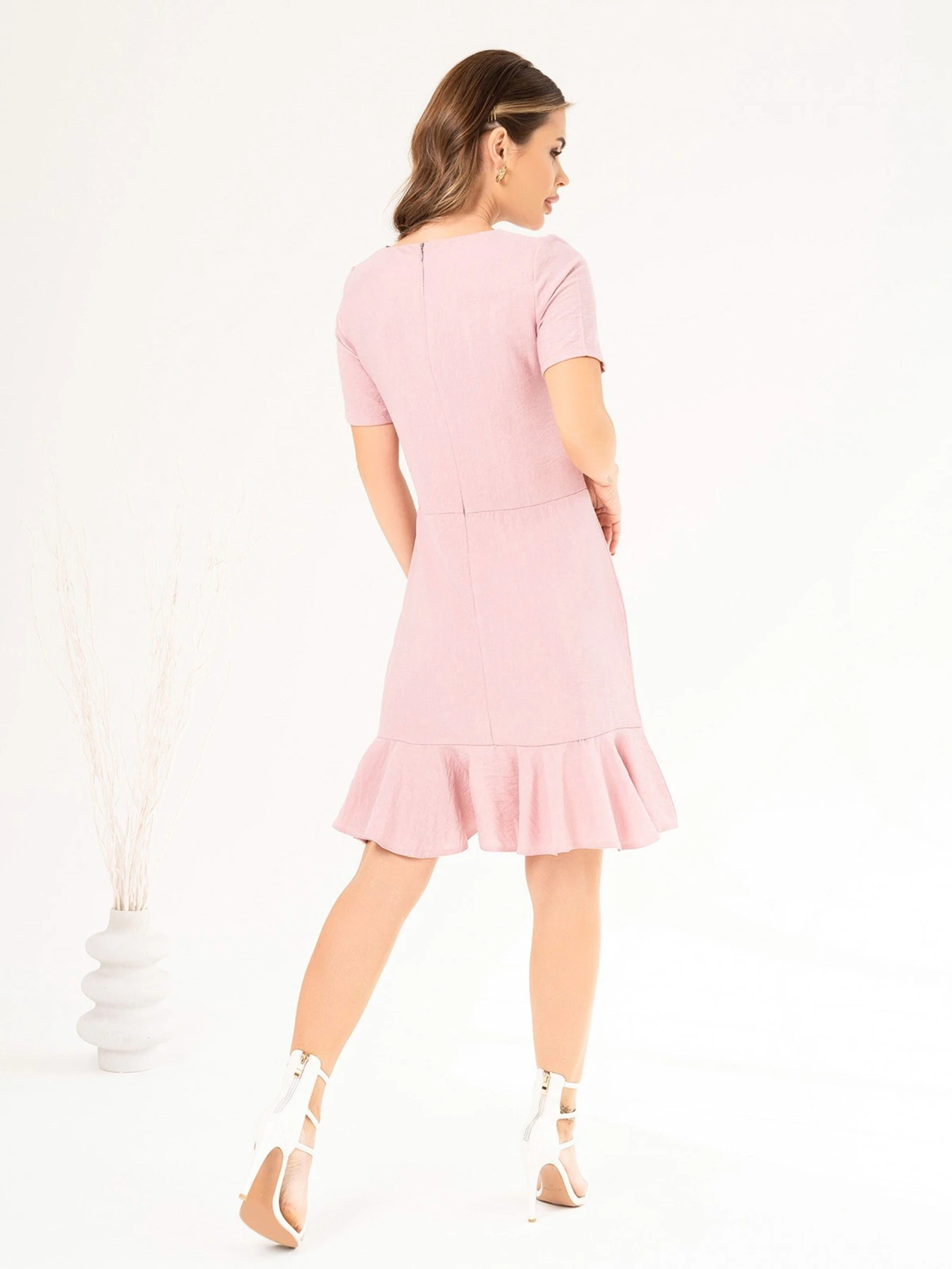 Сукні ISSA Plus модель 14052_pink Сукні ISSA Plus модель 14052_pink Фото