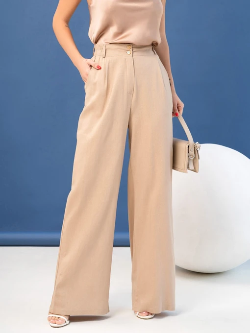 Брюки ISSA Plus модель 14065_beige Фото