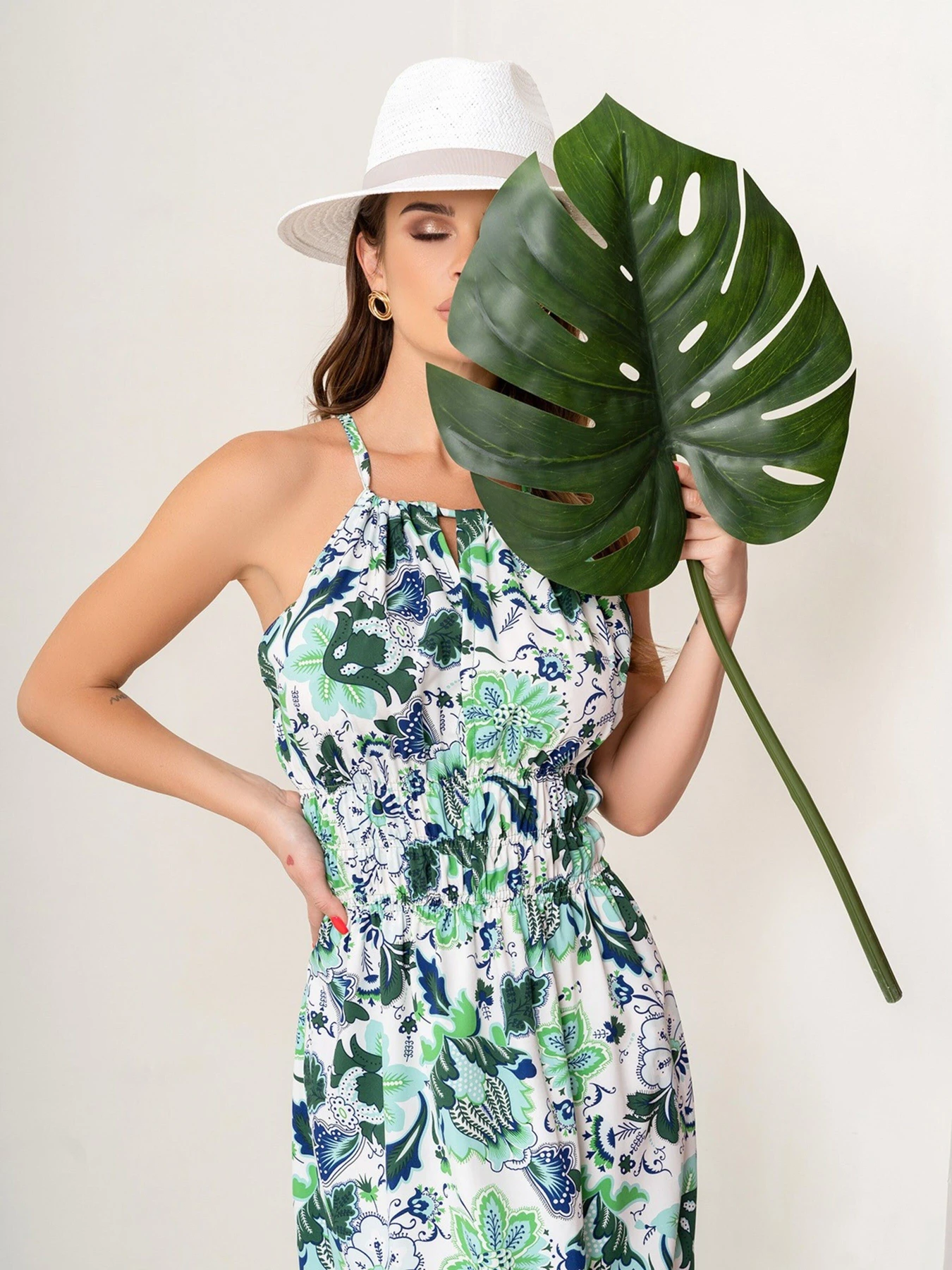 Сукні ISSA Plus модель 14067_green Сукні ISSA Plus модель 14067_green Фото