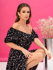 Сукні ISSA Plus модель SA-474_black Фото
