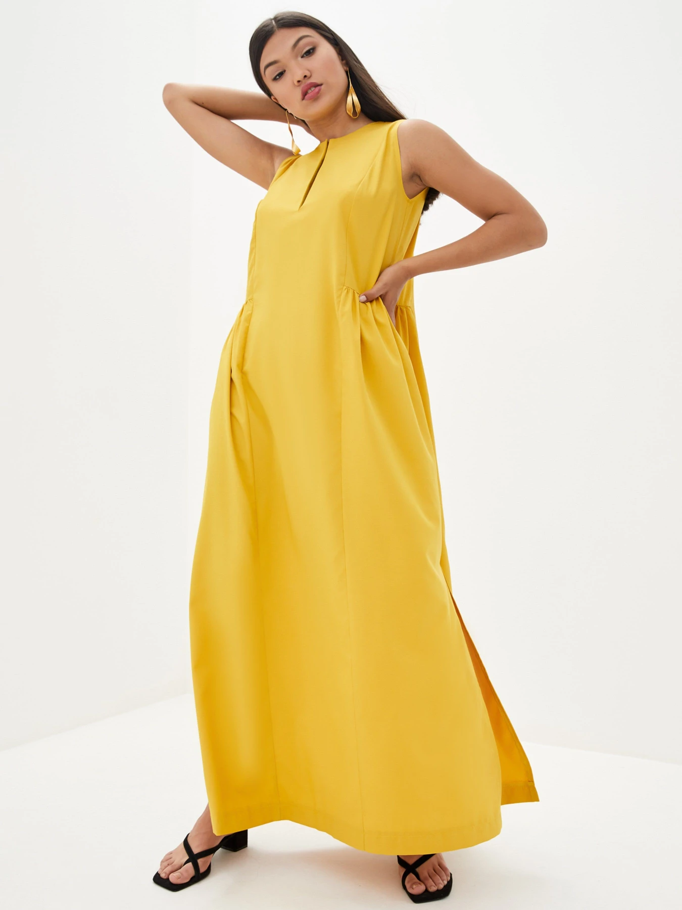Сукні ISSA Plus модель 10630_yellow Сукні ISSA Plus модель 10630_yellow Фото