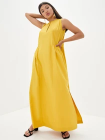 Сукні ISSA Plus модель 10630_yellow Фото