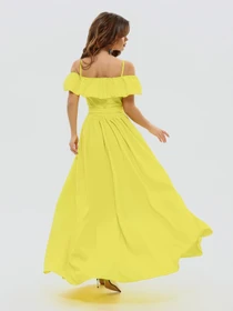 Сукні ISSA Plus модель 10816_yellow Фото