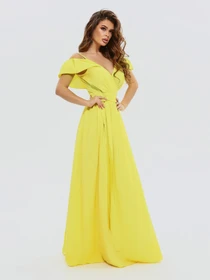 Сукні ISSA Plus модель 10816_yellow Фото