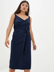 Сукні ISSA Plus модель 10831_darkblue Фото