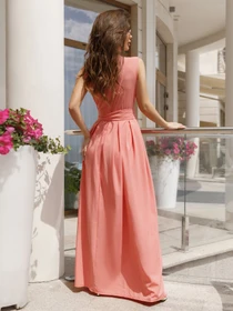 Сукні ISSA Plus модель 10909_pink Фото